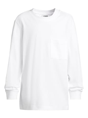 Urban Classics Urban Classics Longsleeves in white+black+paleleaf