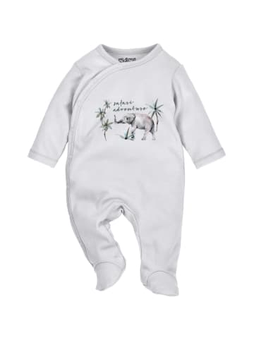 Nini Strampler Elefant in grau