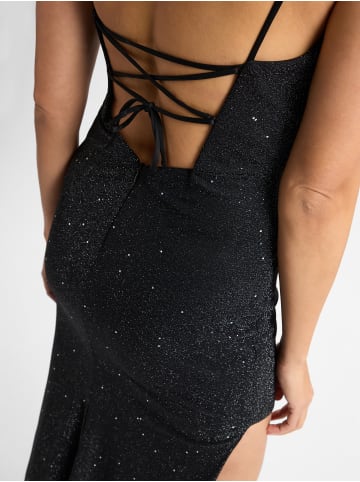 HEY KYLA Abendkleid in schwarz silber - 0001