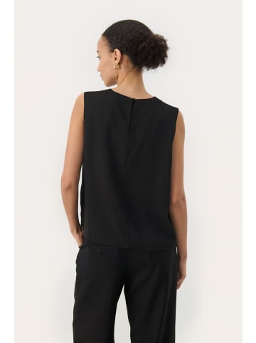 PART TWO Ärmellose Bluse SandelinePW Gerade Passform in Black