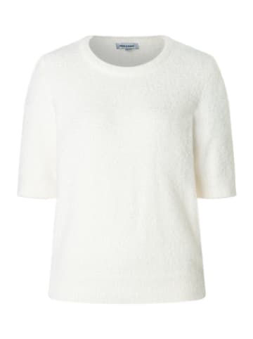 More & More haariger Flauschpullover in off white