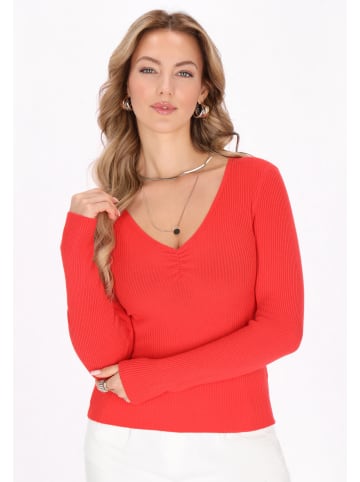 faina Women Sweater in red