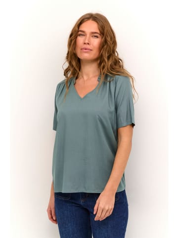 Kaffe Bluse kurzarm KAtina Regular fit in Balsam Green