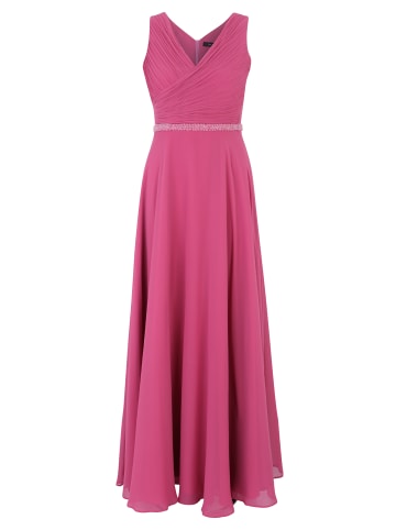 Vera Mont Abendkleid mit Plissee in Rose Pink