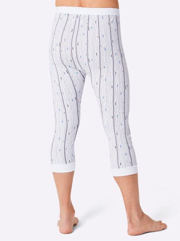 WITT WEIDEN Hose lang in weiß-bedruckt