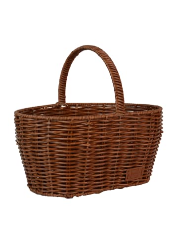 UNUS Einkaufskorb Rattan-Optik Henkelkorb in Braun