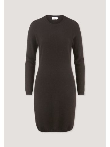Hessnatur Hessnatur Strickkleid Regular aus Bio-Schurwolle mit Cashmere in kakao braun