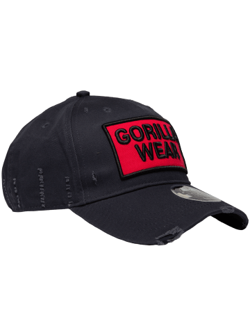 Gorilla Wear Cap - Harrison - Schwarz/Rot