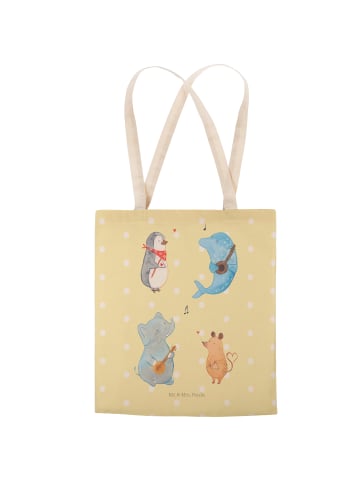 Mr. & Mrs. Panda Shopper Bag Big Einheit ohne Spruch in Gelb Pastell
