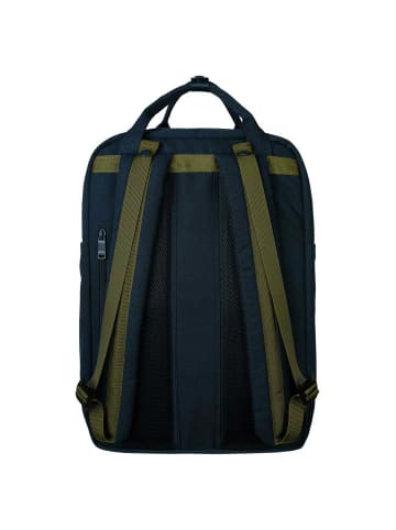 Doughnut Macaroon Large Meditative Dark 20 - Rucksack 45 cm (sand) in midnight blue