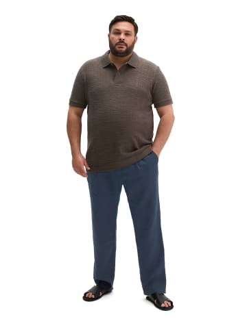 Marc O'Polo Poloshirt loose in Dark Nickle