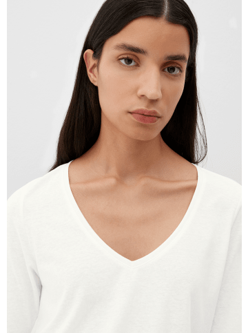 s.Oliver T-Shirt kurzarm in Creme