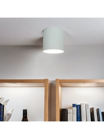 Licht-Erlebnisse Deckenlampe Ø 12.7 x (H)13 cm in Weiß