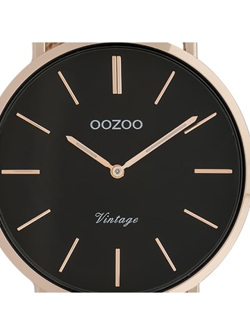 Oozoo Analog-Armbanduhr Oozoo Vintage Series rosegold groß (ca. 40mm)