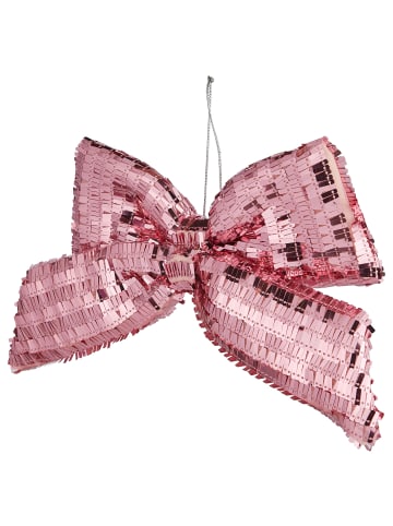 Butlers Deko-Schleife PRESENT Pailetten in Pink