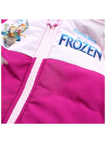 Disney Frozen Jacke Disney Frozen mit Fleece Futter in Dunkelpink