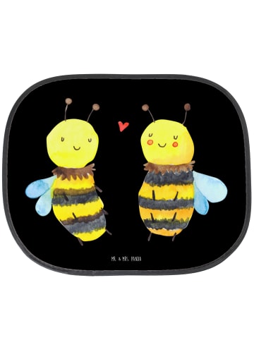 Mr. & Mrs. Panda Hitzeschutz Auto Biene Verliebt ohne Spruch in Schwarz