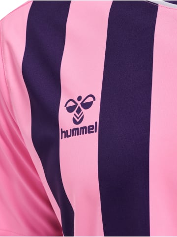 Hummel Hummel Das Hmlcore Xk Striped Jersey S/S Bietet Hervorragenden Komfort Dank Des Interlock-Gewebes, Das Viel Dehnbarkeit Und Bewegungsflexibilität Bietet. in COTTON CANDY/ACAI