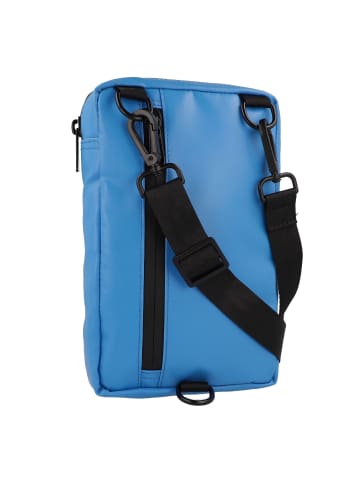 Greenburry Upcycled Tarpaulin Mini Bag Umhängetasche 14 cm in blue