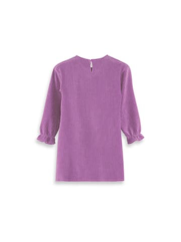 Denokids Kleid Flower Velvet in lila