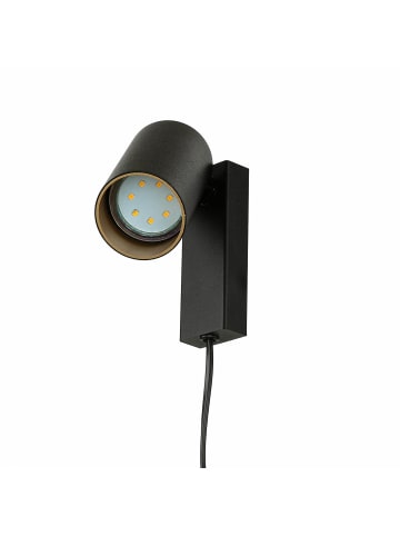 Licht-Erlebnisse Spot Strahler (B)5.5 x (H)13 cm in Schwarz Gold