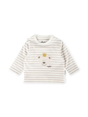 Sigikid Langarmshirt Classic Baby in beige gestreift