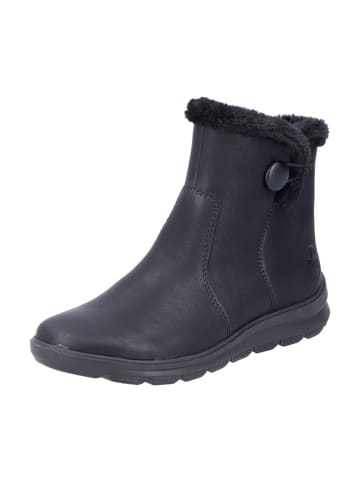 rieker Komfort Stiefeletten in Schwarz