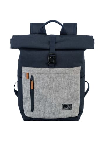 travelite Basics Rollup - Rucksack 60 cm (hellgrün) in marine grey