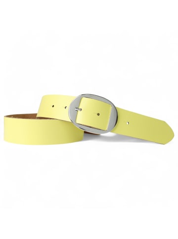 FRONHOFER Ledergürtel in Lemon