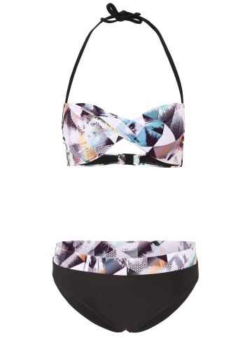 BECO the world of aquasports Bikini Heavenly Palms in schwarz-weiß