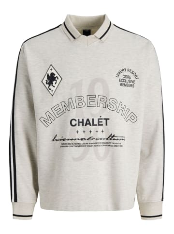 Jack & Jones Sweatshirt in White Melange