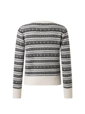 März Pullover in ecru schwarz - 0001