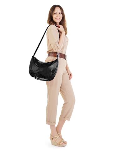 Samantha Look Shopper echt Leder in schwarz