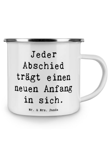 Mr. & Mrs. Panda Henkeltasse Spruch Verluste betrauern und losla... in Weiß