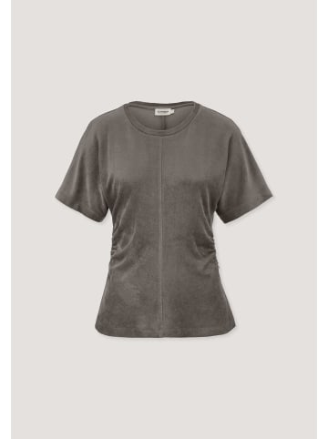 Hessnatur Hessnatur Samt T-Shirt Slim aus TENCEL™ Modal mit Bio-Baumwolle in silbergrün