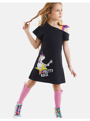 Denokids Kleid Unicorn Rock in Black