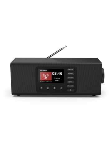 Hama DR2002BT, FM/DAB+/Bluetooth® in Schwarz