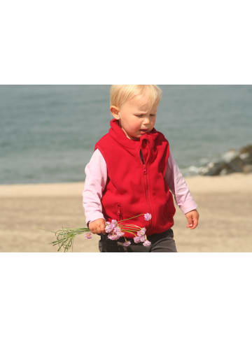 BMS Sailing Wear leichte Fleeceweste für Kinder in rot