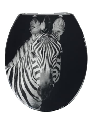 Wenko WC-Sitz Duroplast Mod. Zebra , WC-Sitz Duroplast Zebra in Mehrfarbig