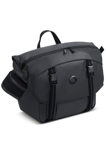 Delsey Raspail Umhängetasche 46 cm Laptopfach in schwarz