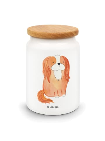 Mr. & Mrs. Panda Vorratsdose Hund Cavalier King Charles Spaniel ... in Weiß