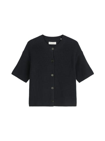 Marc O'Polo Kurzarm-Cardigan loose in Deep Night Blue
