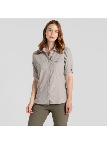 Craghoppers Hemd NosiLife Adventure Insektenabweisend in Soft Mushroom