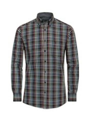 CASAMODA Langarm FreizeitHemd für Herren in uni