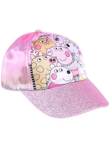 Peppa Pig Sommerkappe Peppa Wutz  mit Glitzerdetails  in Rosa