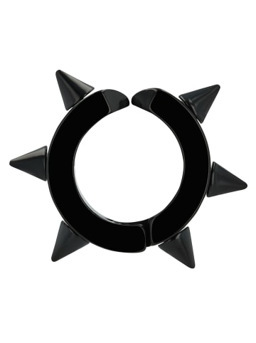 Adeliás Herren Ohrringe aus Edelstahl in schwarz