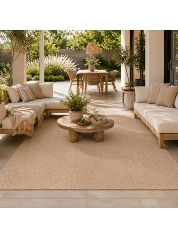 Snapstyle In- & Outdoor Teppich Porto Meliert in beige