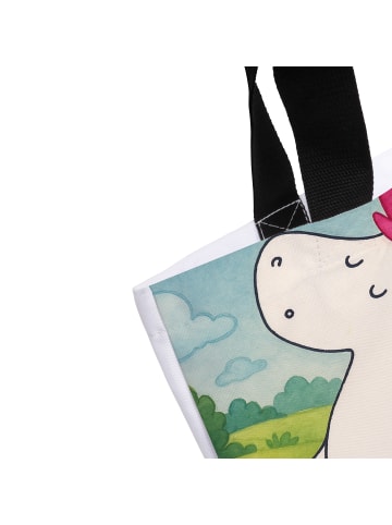 Mr. & Mrs. Panda Strandtasche Einhorn Koffer Design ohne Spruch in Weiß