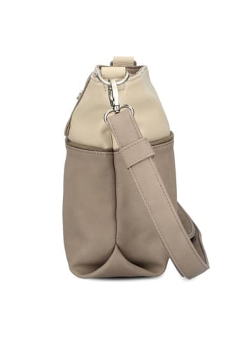 Zwei Jana Umhängetasche 27 cm in nubuk cappuccino