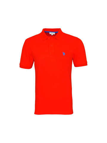 U.S. Polo Assn. Poloshirt 'Basic' in rot